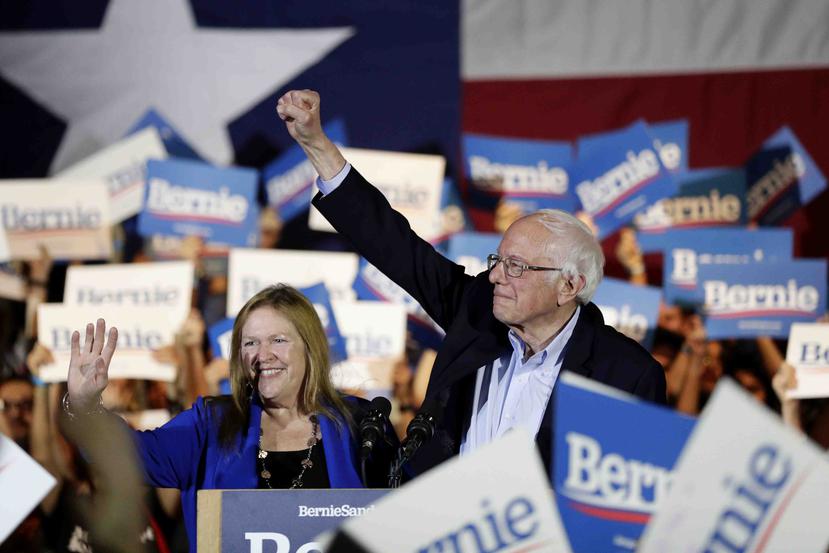 Bernie Sanders obtuvo alrededor del 46% de respaldo en Nevada. (AP)