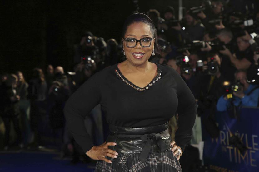 Oprah Winfrey vive la fiebre mundialista. (AP)