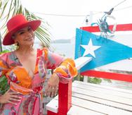La cantante durante su visita a Cabo Rojo. (Jorge A Ramírez Portela)