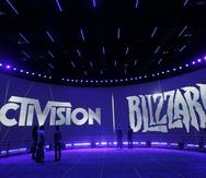 Imagen de archivo del puesto de Activision Blizzard durante la Electronic Entertainment Expo en Los Ángeles.