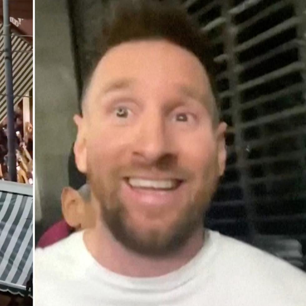 Caos por Messi en Argentina: fanáticos perdieron el control mientras comía en restaurante