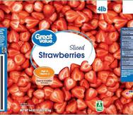 Paquete de Sliced Strawberries que figura entre los productos que fueron retirados voluntariamente por la empresa Willamette Valley Fruit.