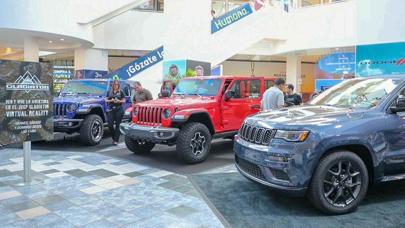 Parte de los exhibidores del Puerto Rico International Auto Show en Plaza Las Américas. (Pablo Martínez Rodríguez/ pablo.martinez@gfrmedia.com)