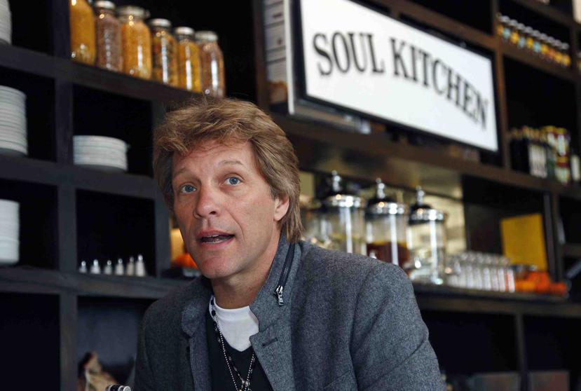 El restaurante JBJ Soul Kitchen de Bon Jovi ubica en Nueva Jersey. (AP)