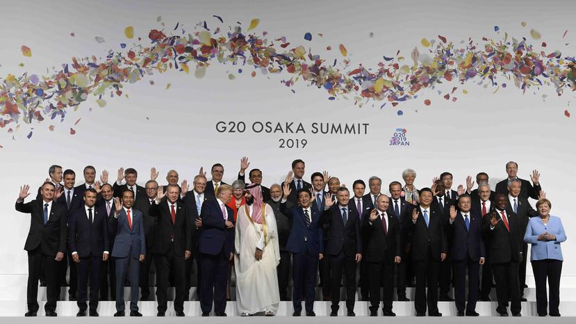 Líderes de los 20 países más poderosos del mundo. (AP)