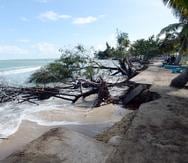 Parcelas Suárez, en Loíza, es una de las zonas más afectadas por la erosión costera en Puerto Rico.