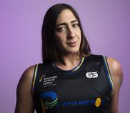 6 de agosto de 2023. Guaynabo, PR. Entrevista con Xavii Vega, mujer transgénero jugadora de Voleibol Superior Masculino con los Plataneros de Corozal, llevada a cabo en el Estudio Fotográfico de GFR Media en Guaynabo. FOTO POR: Carlos Giusti/GFR Media