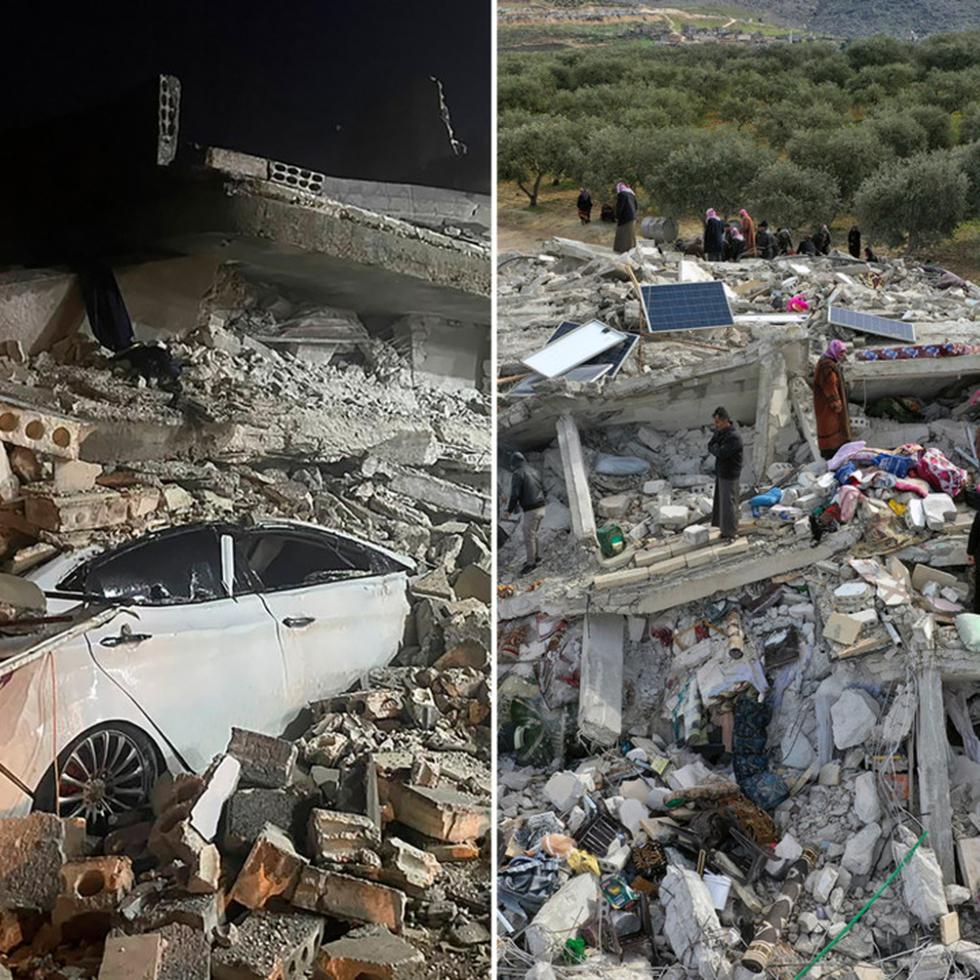 Desgarradoras imágenes: lo que se vio tras terremotos en Siria y Turquía