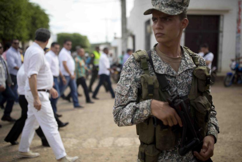 Un descomunal operativo de seguridad ha sido desplazado en este enclave del Caribe colombiano.