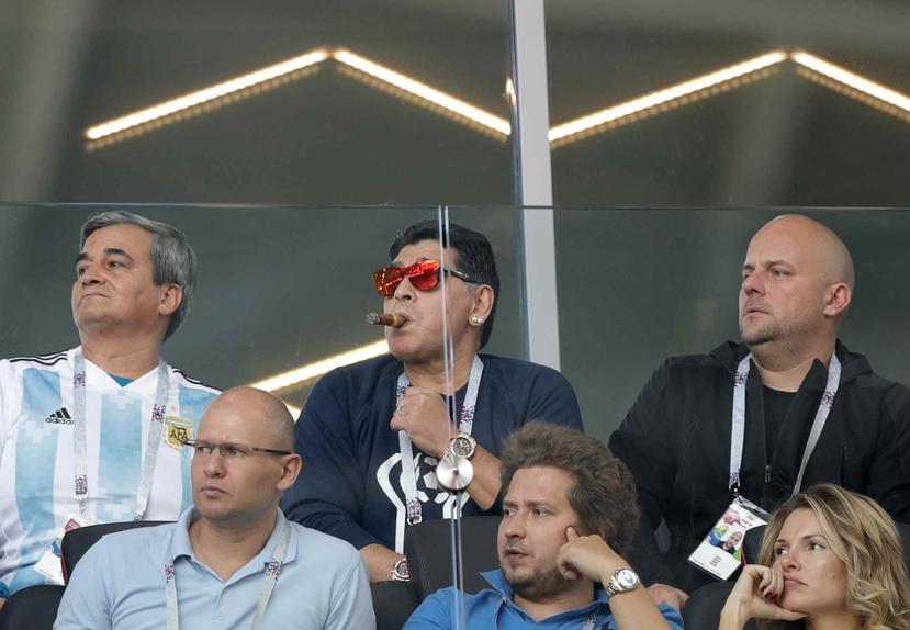 El exfutbolista Diego Maradona. (AP)