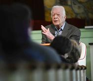 El expresidente Jimmy Carter. (AP)