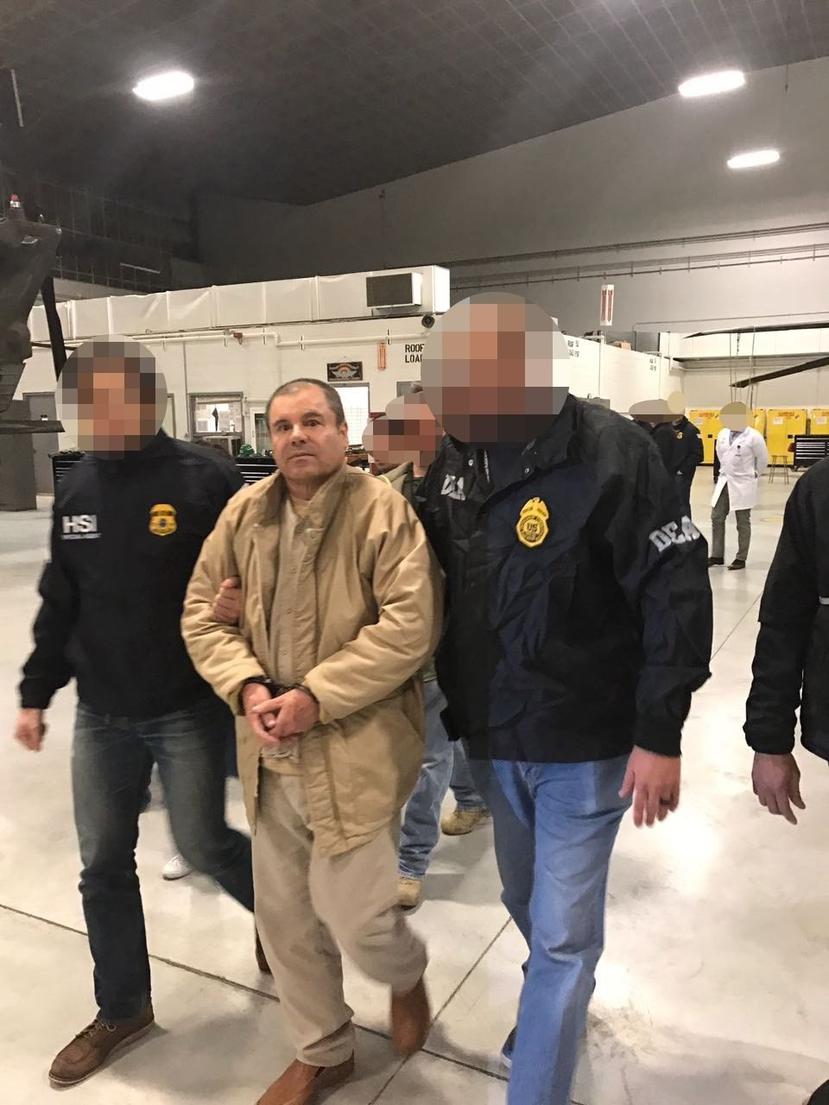 Joaquín "El Chapo" Guzmán fue extraditado ayer. (EFE)