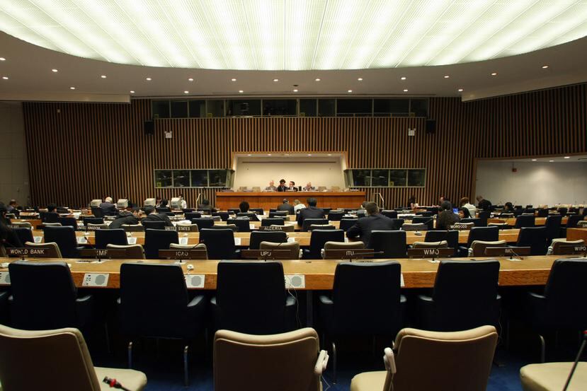 Sesion del Comite de Descolonizacion de la Organizacion de Naciones Unidas ( ONU en el 2009.