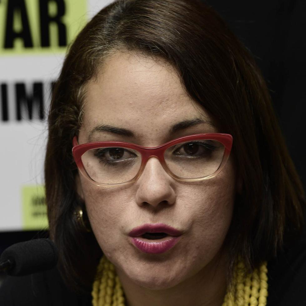 Annette Martínez Orabona, directora de la Clínica de Derechos Humanos de la Universidad Interamericana.