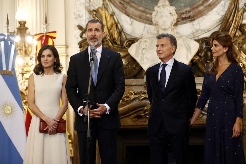 La visita es la primera de carácter oficial a Argentina de un jefe del Estado español desde hace casi dieciséis años. (EFE)
