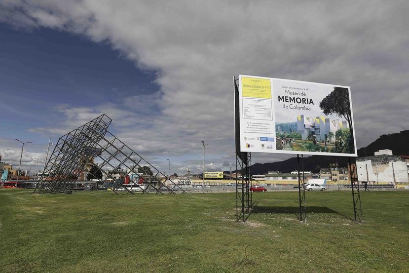 Predio de las afueras de Bogotá donde se piensa construir un Museo de la Memoria en homenaje a los 8.6 millones de víctimas del conflicto armado de Colombia. (AP / Fernando Vergara)