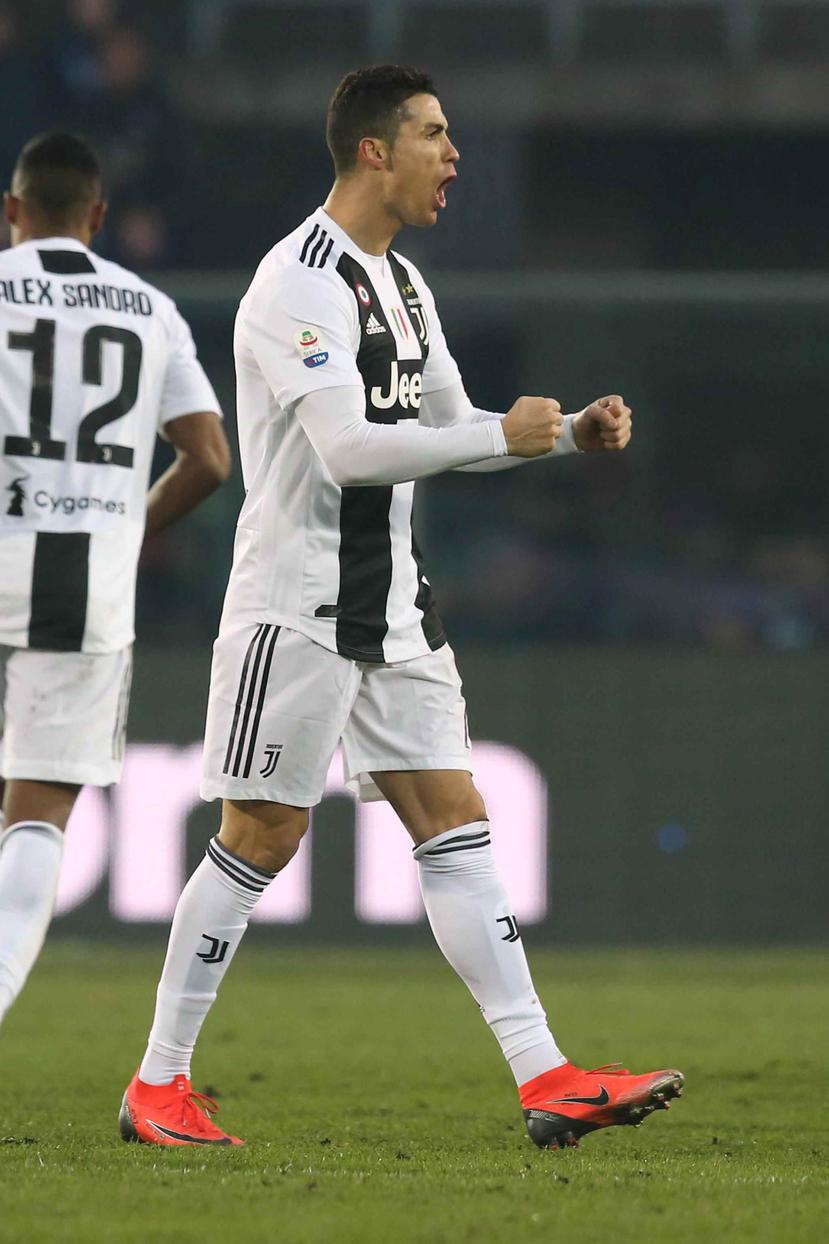 Cristiano Ronaldo durante un partido de Juventus el 26 de diciembre. (AP)