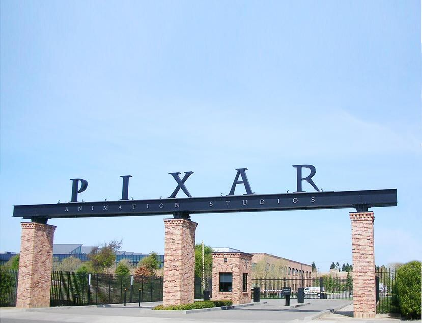Entrada a las instalaciones de Pixar.