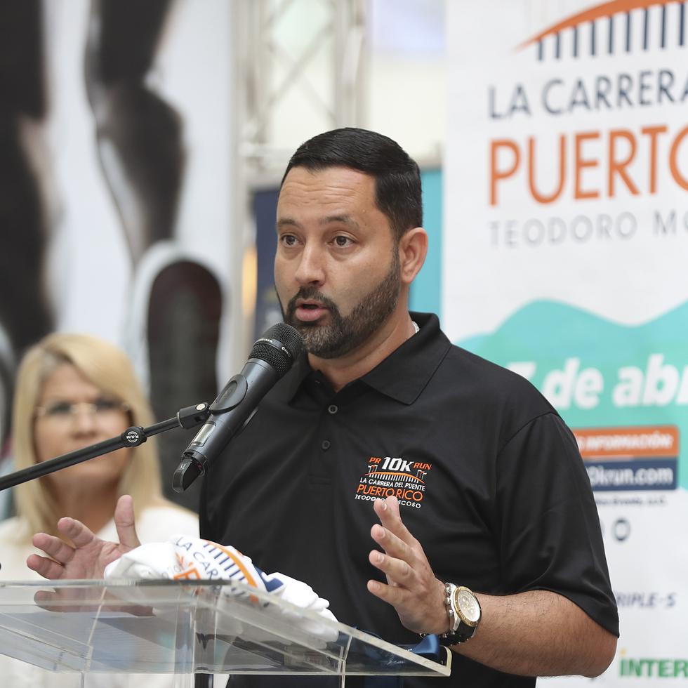 Gilberto Ramos, director de ventas y mercadeo de Puerto Rico Events, ofreció detalles de la logística del evento en la conferencia de prensa.