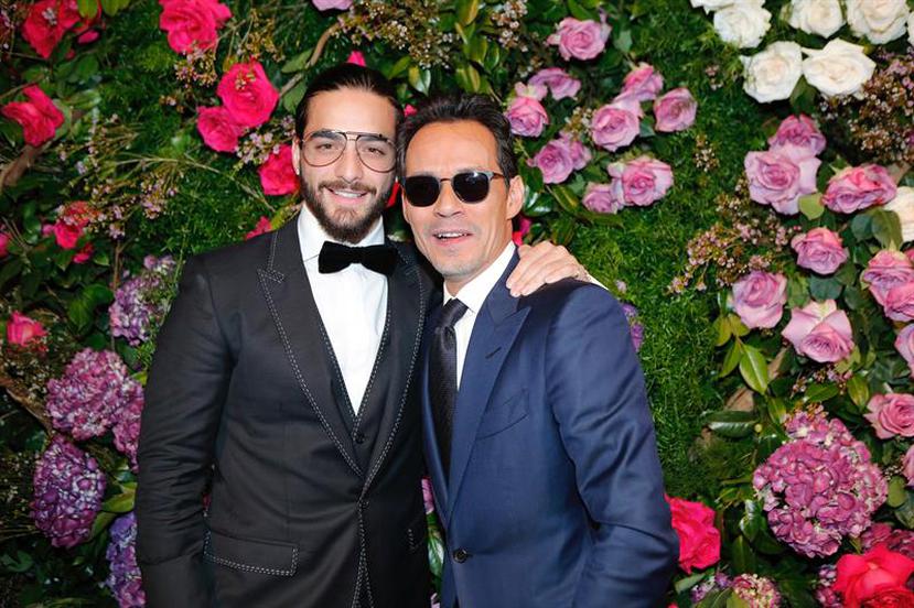 Maluma se presentó en una gala de la fundación de Marc Anthony. (EFE)
