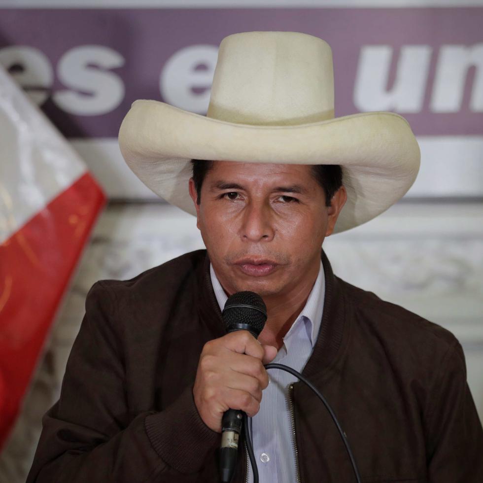 En la imagen, el presidente peruano, Pedro Castillo. EFE/Paolo Aguilar/Archivo
