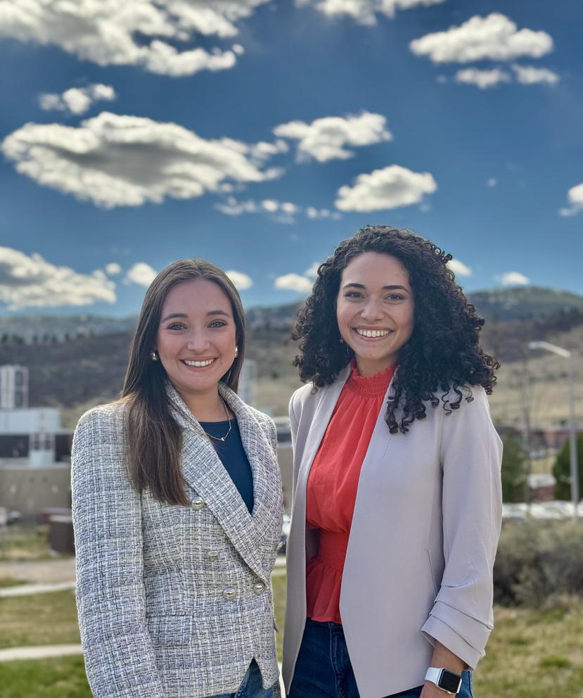 Angelie Nieves Jiménez y Delián Colón Burgos forman parte del equipo de investigación de meteorología tropical en la Universidad del Estado de Colorado.  