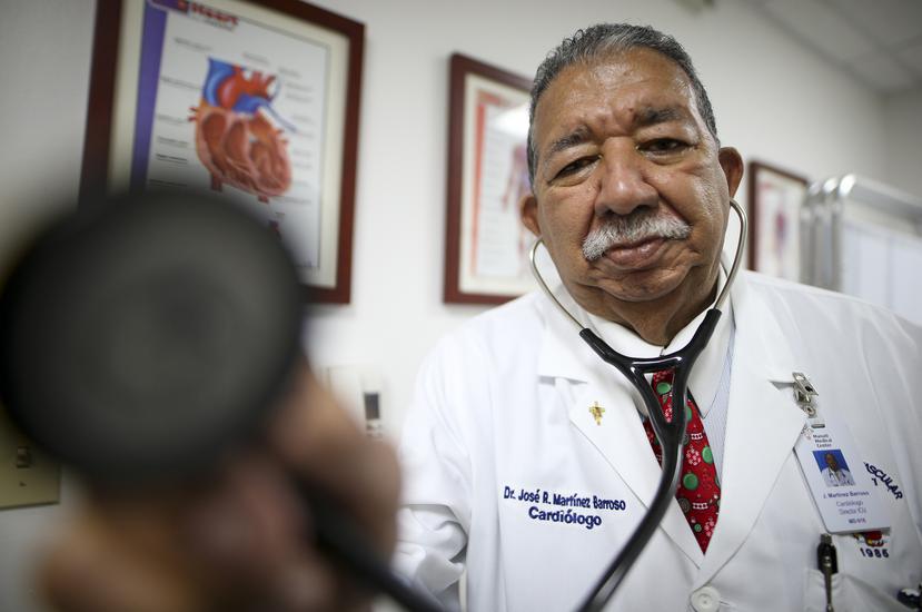 El cardiólogo Martínez Barroso ha visto 65,000 pacientes con récord abierto en su oficina y si se suman los hospitalizados, la cifra sobrepasa los 85,000.