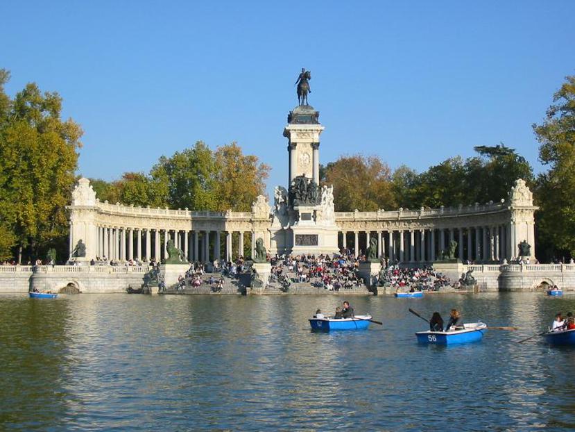 Parque del Retiro en Madrid, España. (Archivo)
