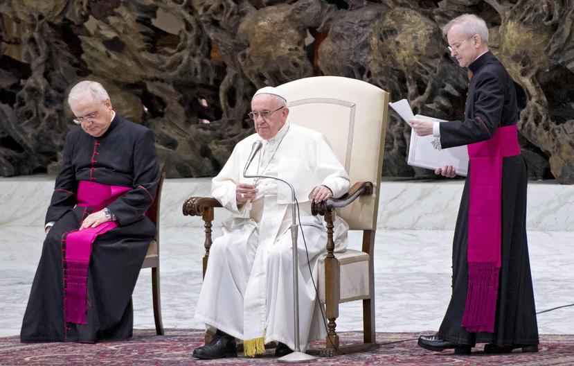 El papa Francisco preside la audiencia general de los miércoles. (EFE)
