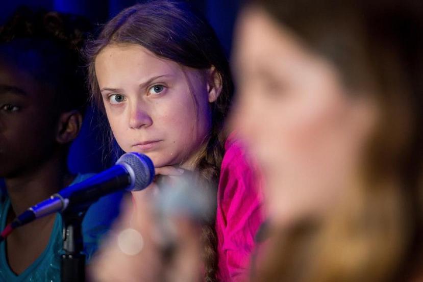 La adolescente Greta Thunberg se ha hecho célebre por sus acciones a favor de la protección del clima. (EFE)
