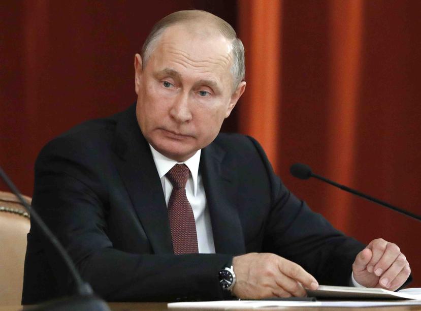 Vladimir Putin dijo en marzo que Rusia estaba trabajando en la creación de un supermisil. (AP)