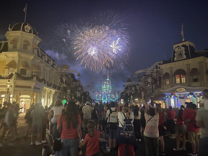 El Reino Mágico de Disney adquiere mayor  encanto durante la Navidad. 
Foto: Gregorio Mayí