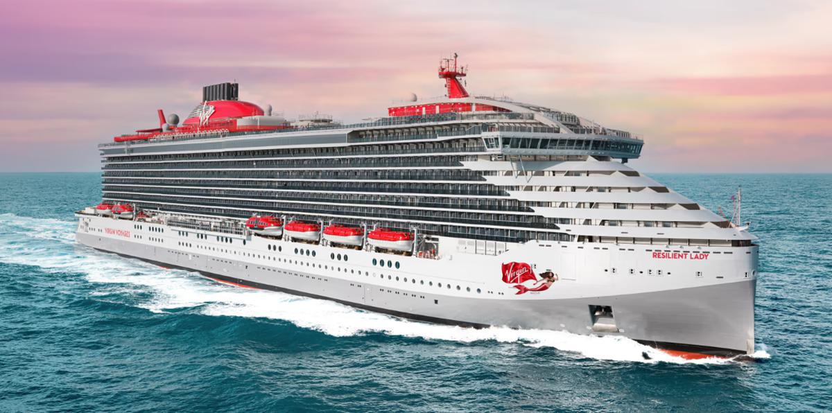 El barco de Resilent Lady de Virgin tendrá salidas desde San Juan durante la temporada alta de cruceros que inicia en octubre.