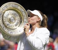 Elena Rybakina conquistó su primer campeonato en Wimbledon.