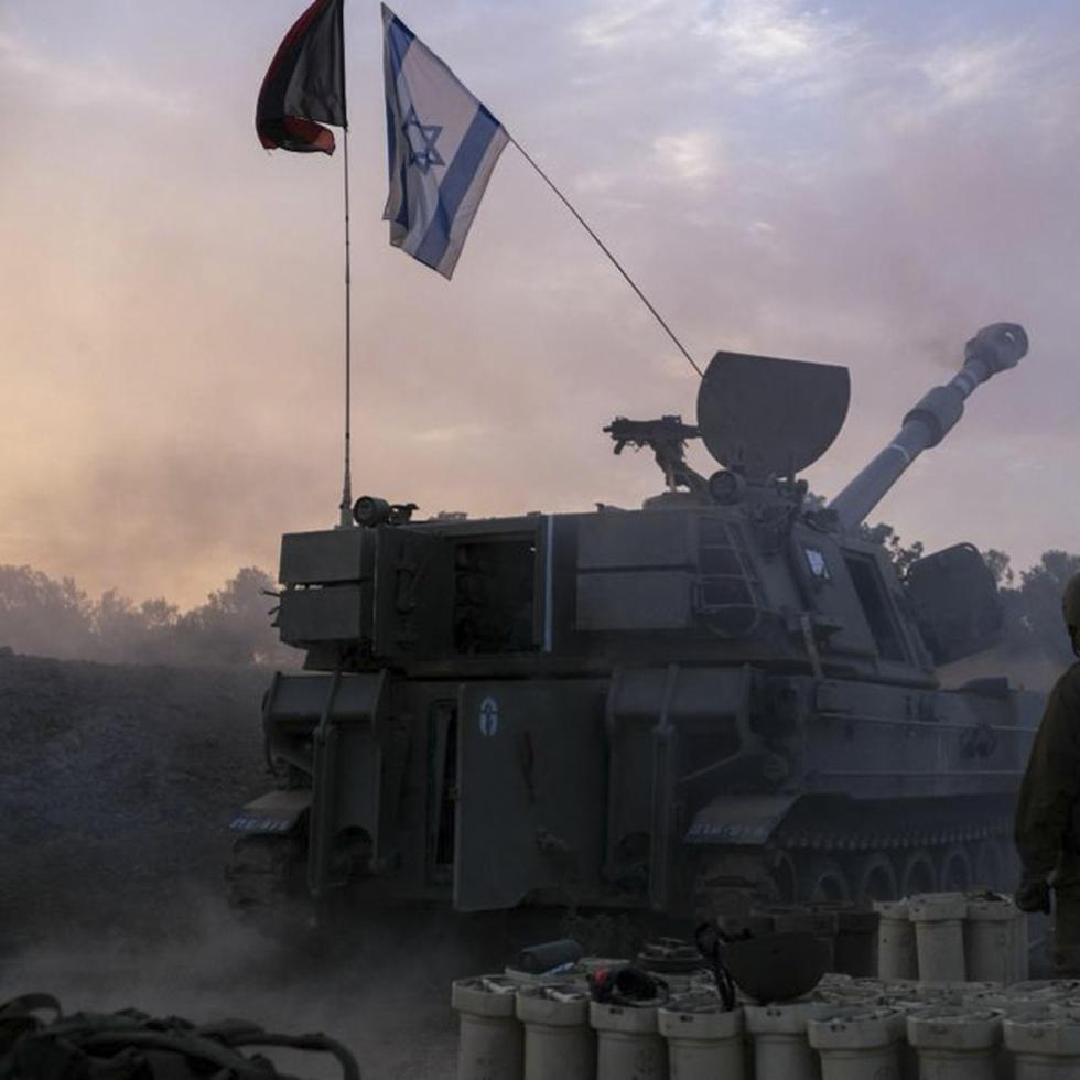  This photo released by the Israeli military on Thursday, Nov. 2, 2023, shows ground operations inside the Gaza Strip. (Israel Defense Forces via AP)