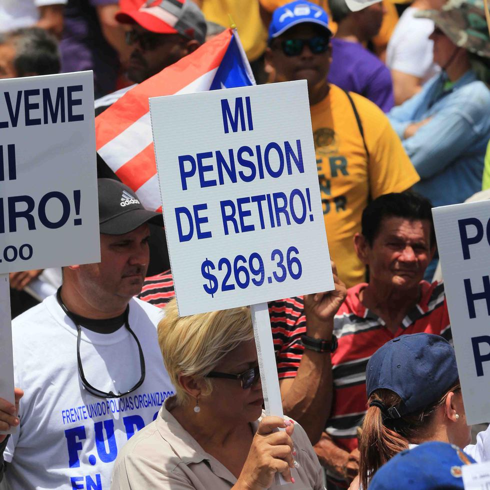 La lucha de los pensionados