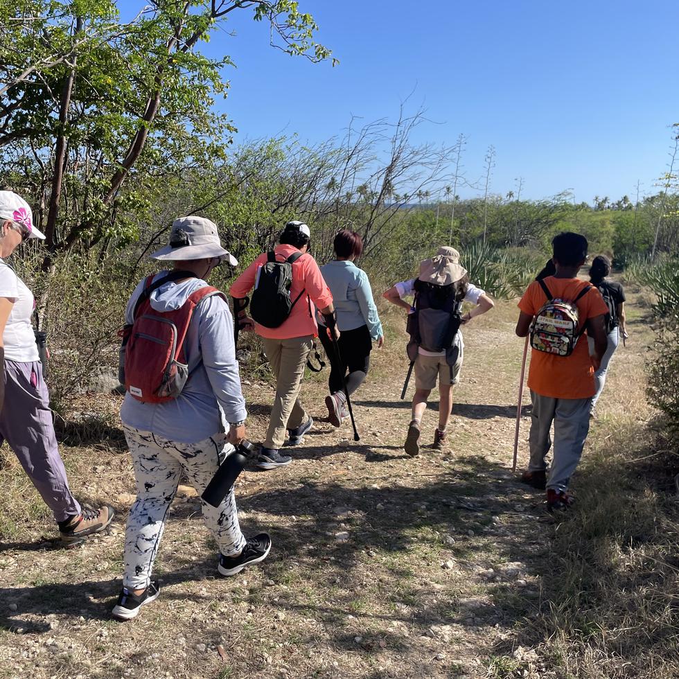 El Nuevo Día acompañó a un grupo de mujeres, recientemente, a una caminata por las veredas de la reserva natural Punta Ballena, en Guánica.