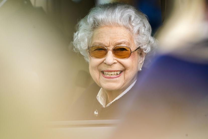 La reina Elizabeth II a su llegada al Royal Windsor Horse Show.