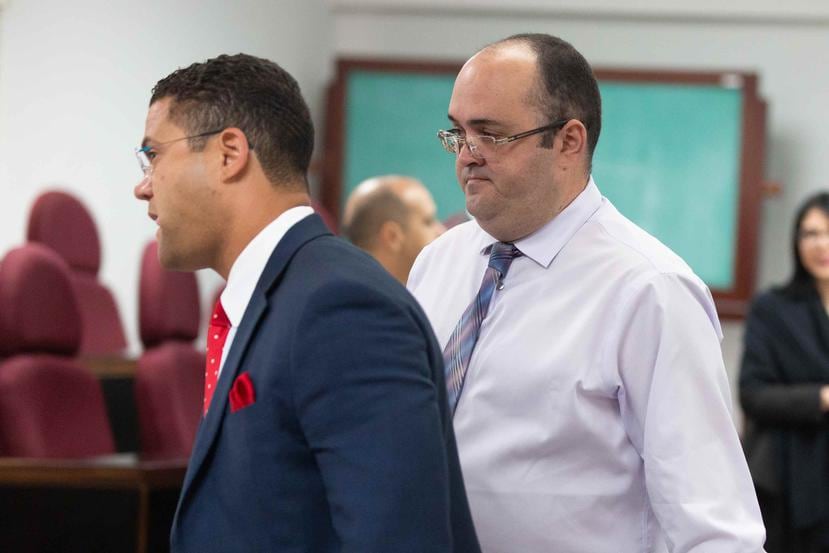 Rafael Ramos Sáenz, derecha, y su abogado Ivándeluis Miranda Vélez, izquierda. (Especial para GFR Media/Jorge Ramírez Portela)