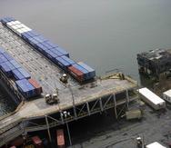 Imagen de uno de los muelles de carga de Puerto Rico.