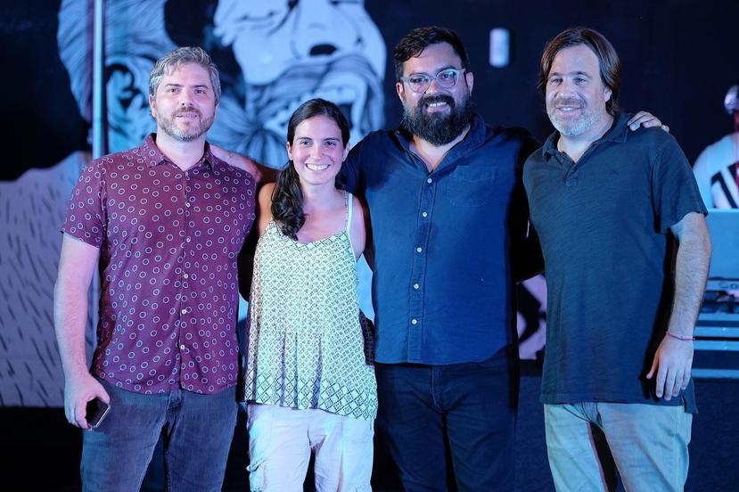 Desde la izquierda: Martin Louzao, Crystal Díaz, Francisco Tirado y Patricio Schames, cofundadores de PRoduce. (Suministrada)