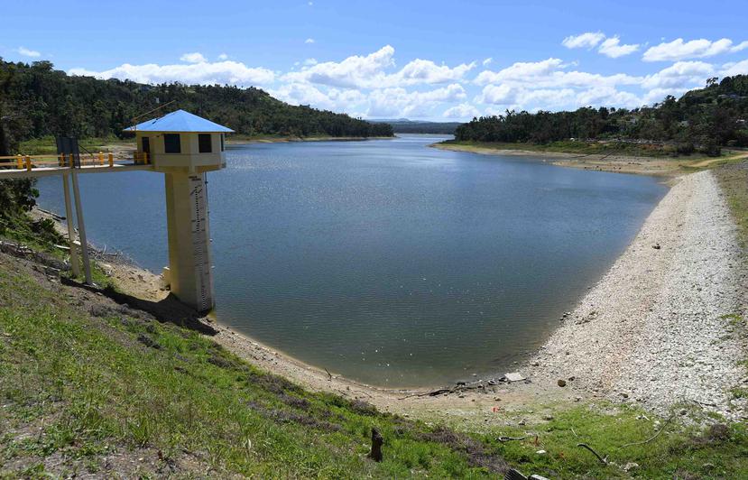 El lago Guajataca en una imagen tomada esta semana. (GFR Media)