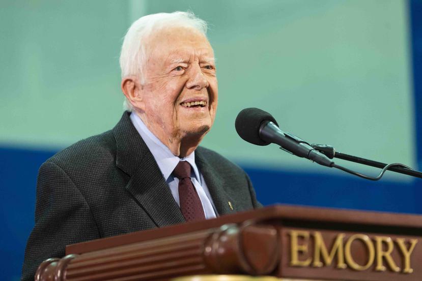 El expresidente de los Estados Unidos, Jimmy Carter. (AP/John Amis)