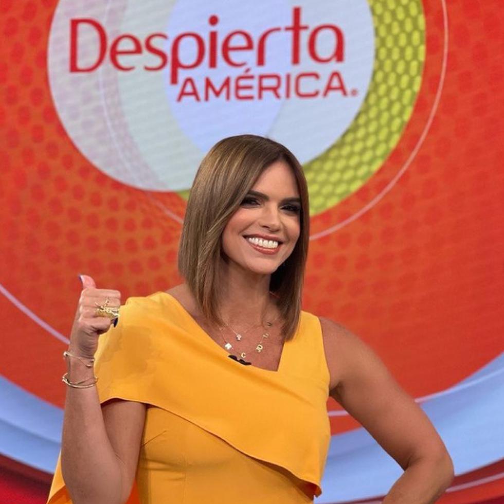 Rashel Díaz se presenta esta semana en "Despierta América" en Univision. (Captura)