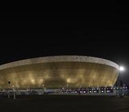 Vista al estadio Lusail en Doha, Qatar.