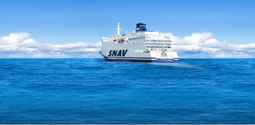El barco italiano con 250 pasajeros y 92 tripulantes a bordo sufrió problemas técnicos. (Facebook / SNAV)