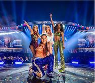 El grupo Spice Girls durante su presentación en Dublín el viernes, 24 de mayo de 2019. (Instagram: @spicegirls)