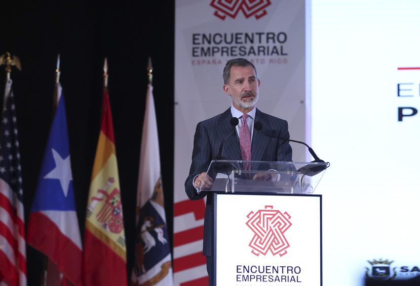 El rey Felipe VI, participó -junto a una delegación de empresarios españoles- del Foro Económico celebrado con motivo del Quinto Centenario de la fundación de la ciudad de San Juan.