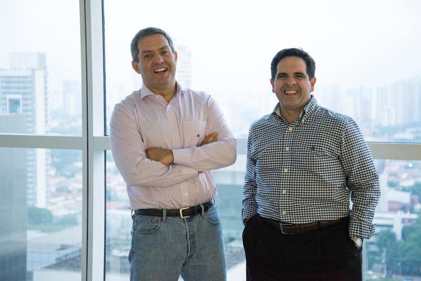 José Stella (izq.) y Rafael Somoza, cofundadores de QMC Telecom International. (Suministrada)