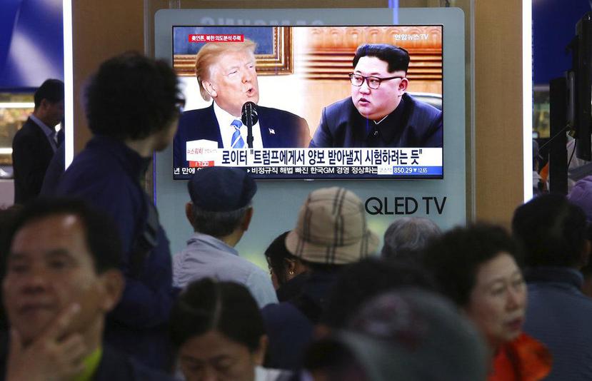 La cumbre entre Kim Jong-un y el presidente de EE.UU., Donald Trump, está prevista para el próximo 12 de junio en Singapur (AP Photo/Ahn Young-joon).